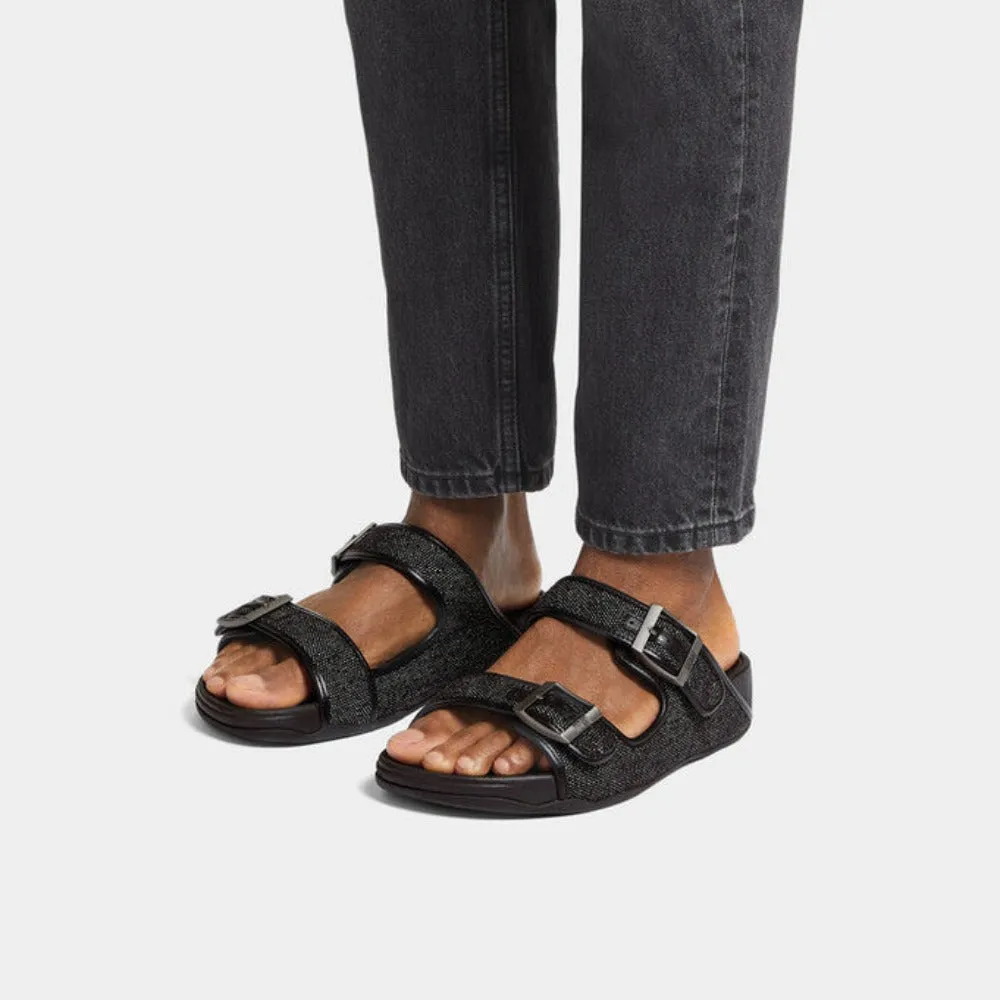 รองเท้าแตะ ผู้ชาย รุ่น GOGH MOC MENS BUCKLE TWO-TONE CANVAS SLIDES