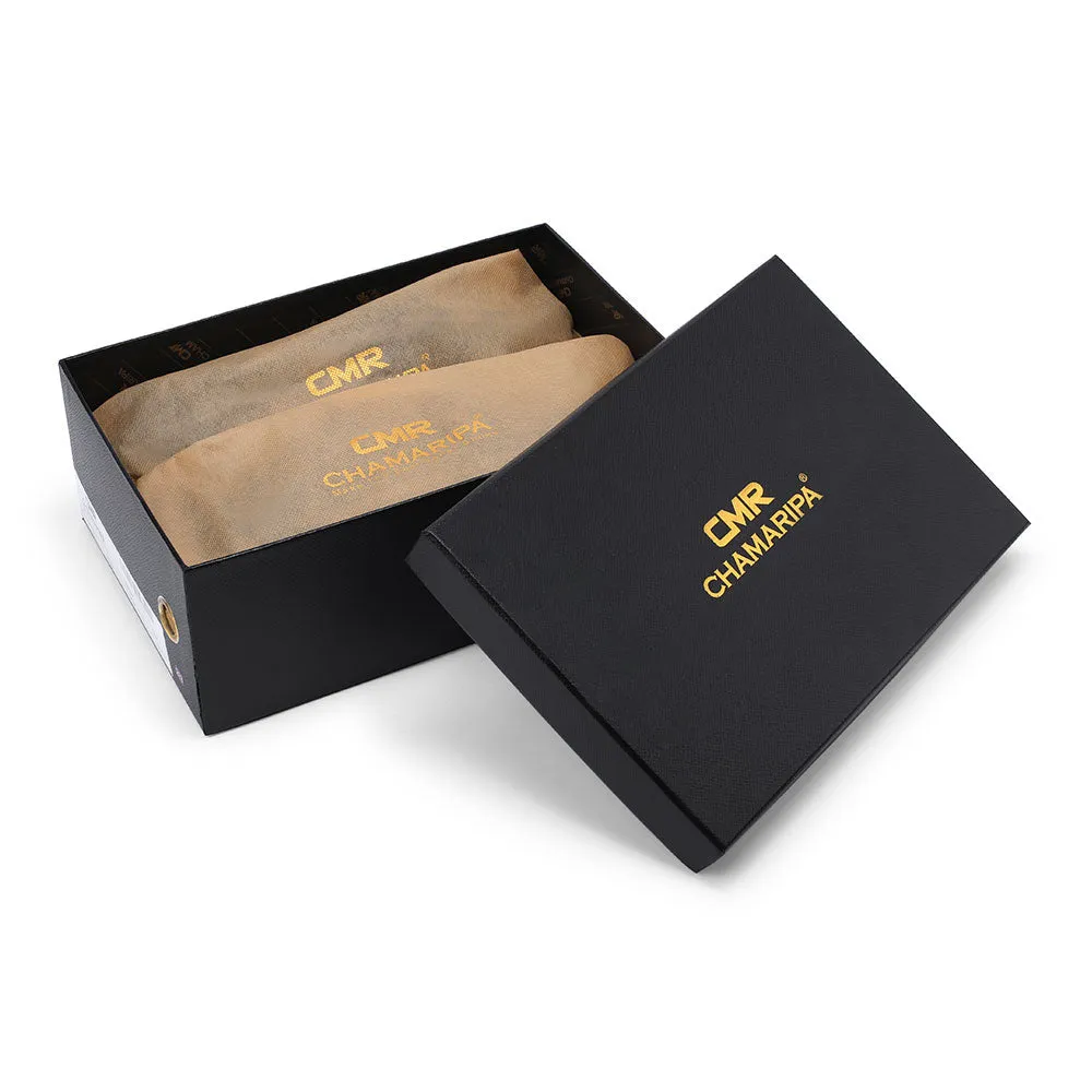 6 CM / 2.36 Inches CMR CHAMARIPA Black Derby Elevator Shoes - Stylish Height-Increasing Men's Footwear with a 6cm Lift