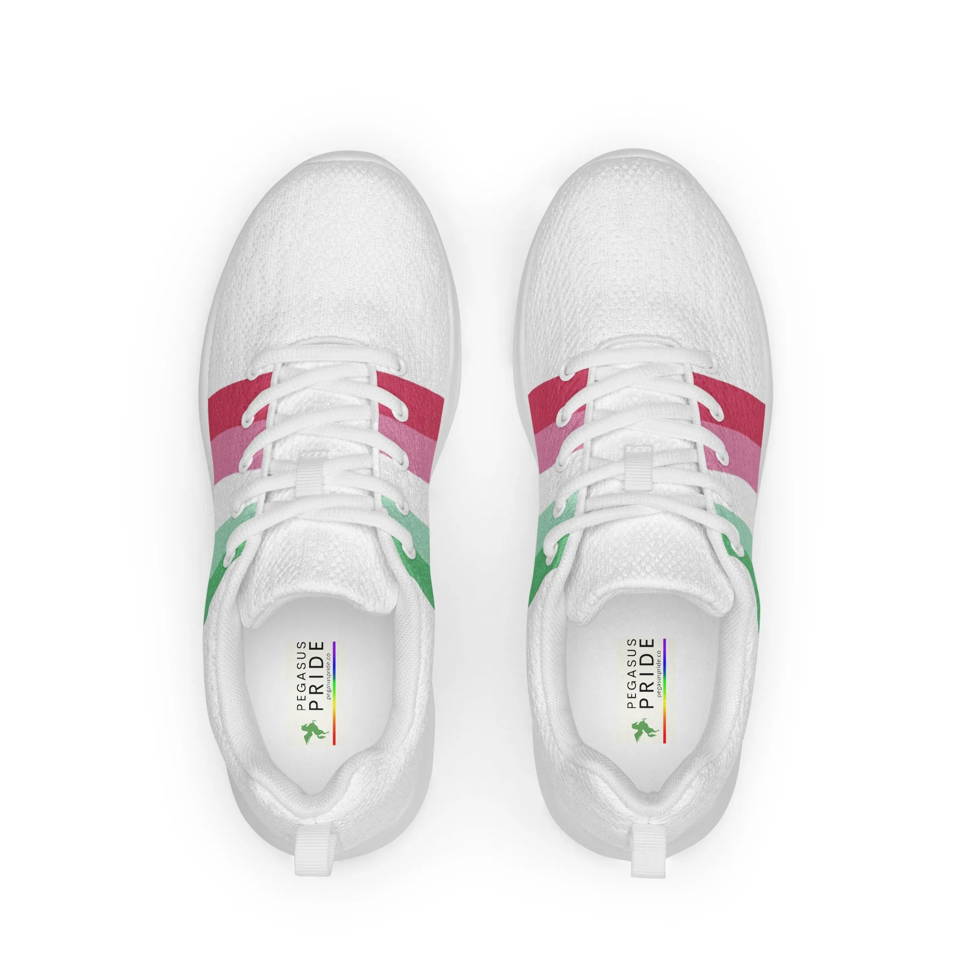 Abrosexual Pride Flag Women’s Athletic Shoes