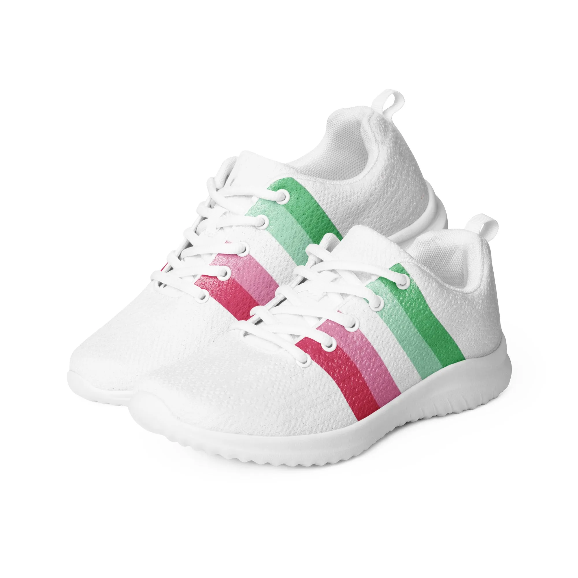 Abrosexual Pride Flag Women’s Athletic Shoes