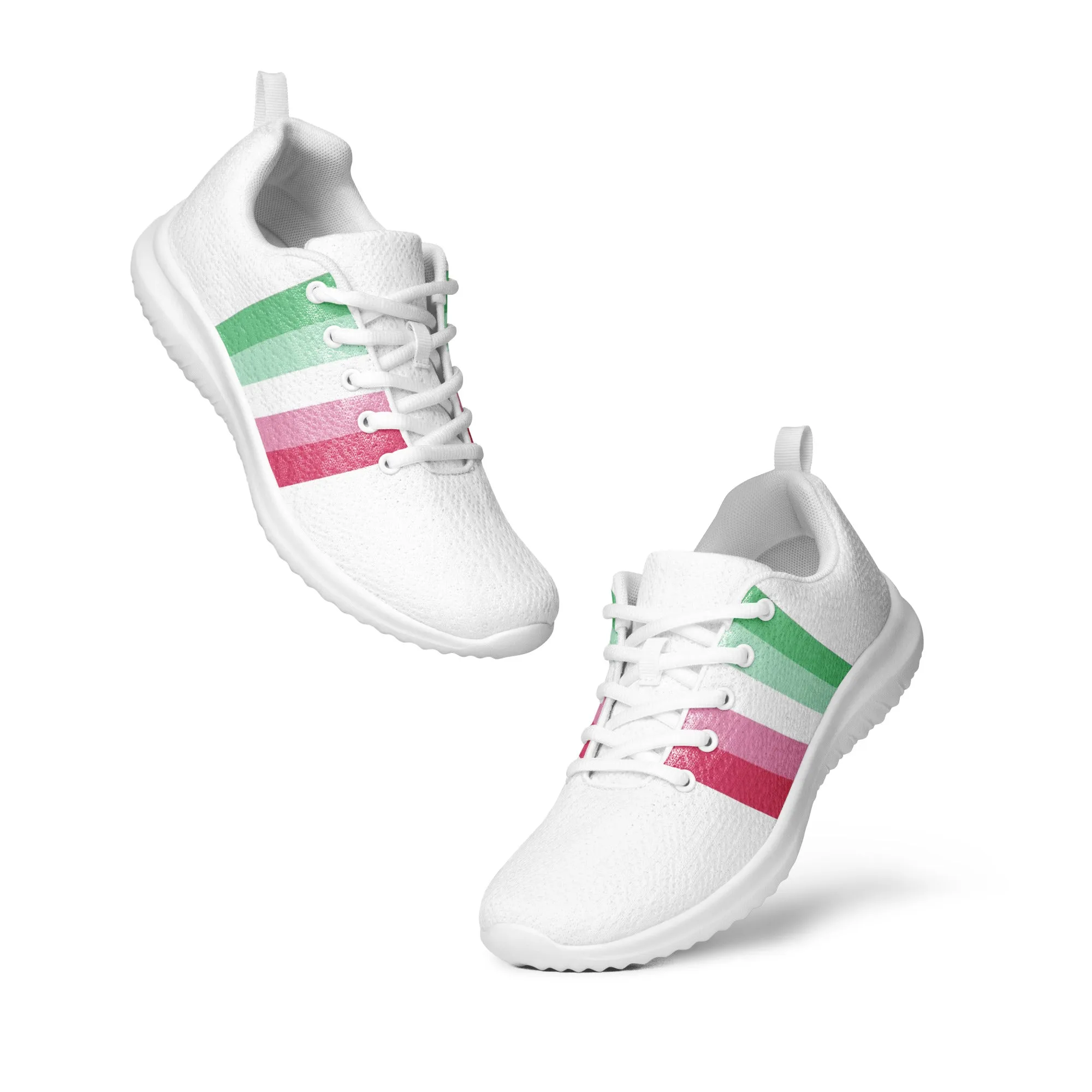 Abrosexual Pride Flag Women’s Athletic Shoes