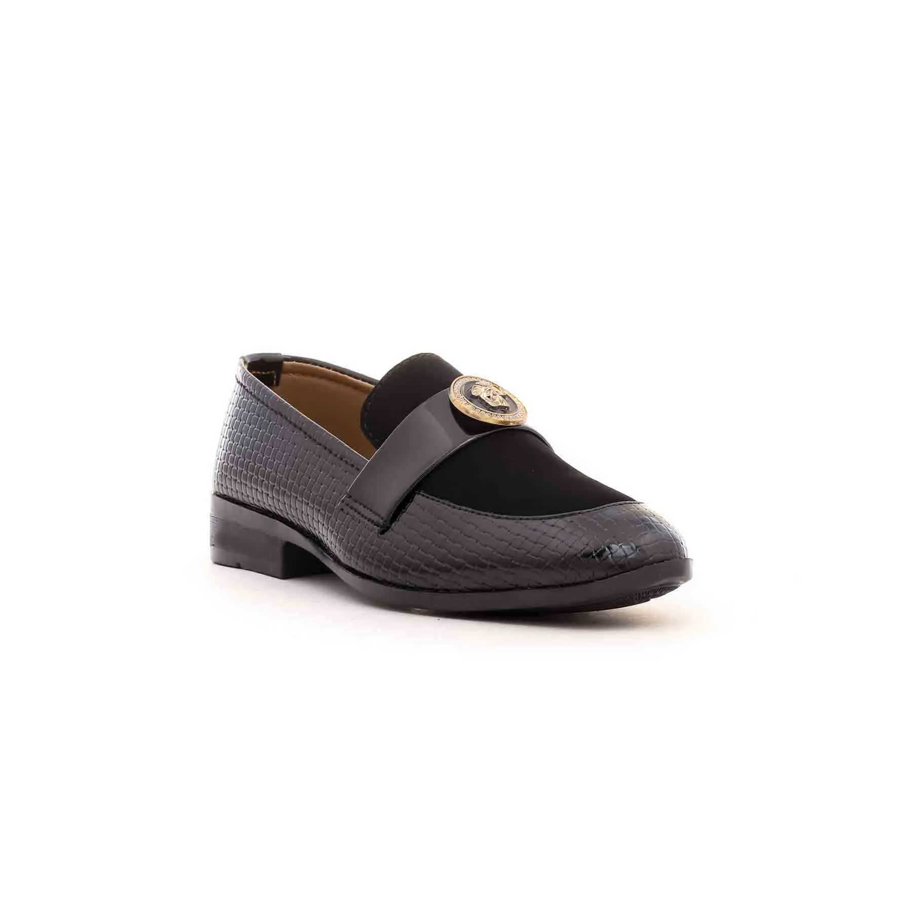 Boys Black Formal Shoes KD0648