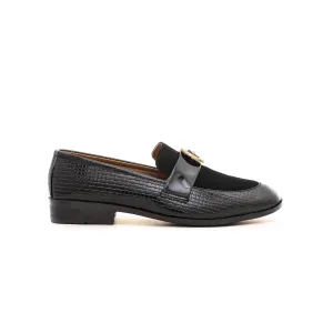 Boys Black Formal Shoes KD0648