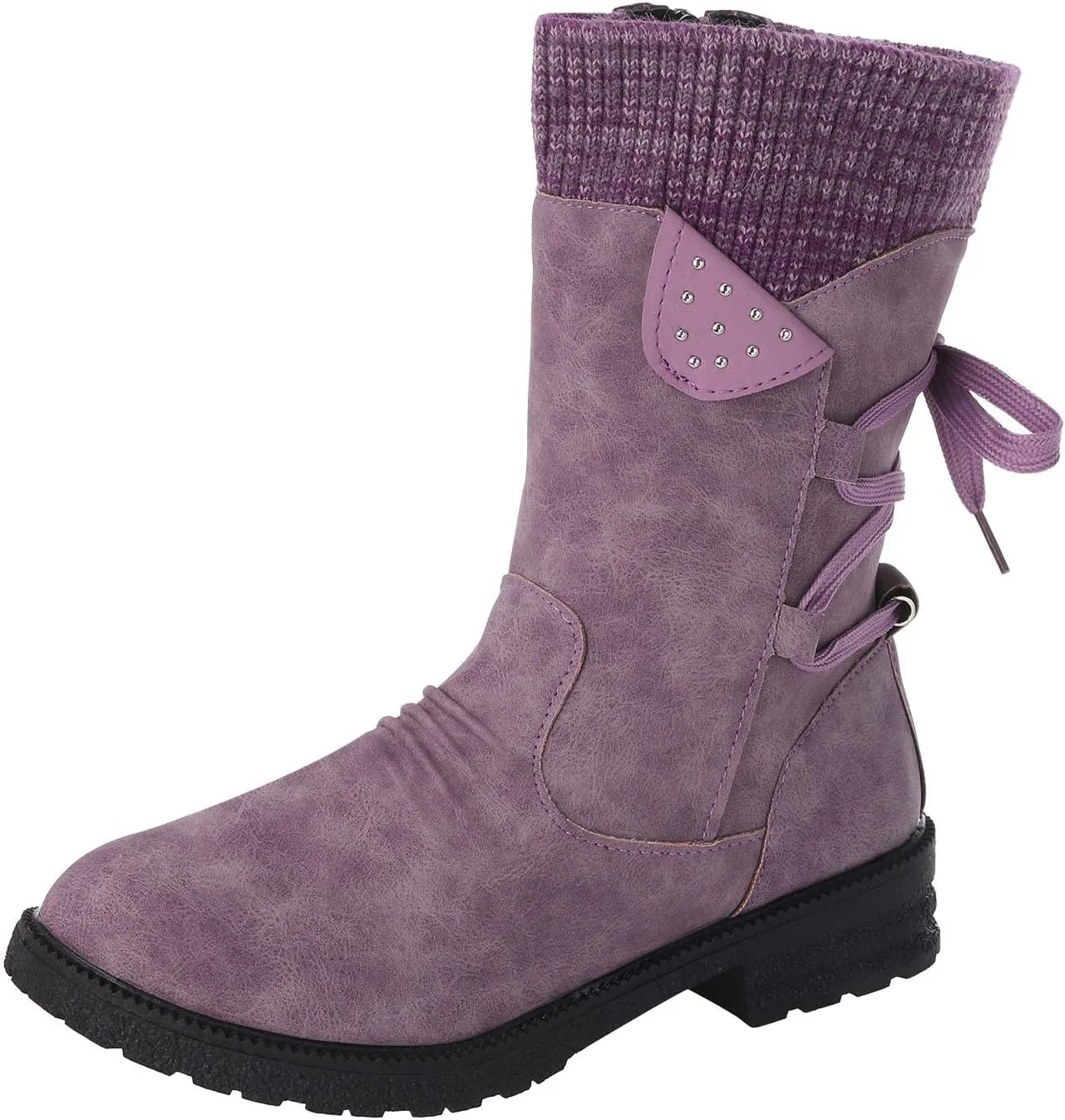 Brown Ankle Winter Boots for Women 2023 Trendy Waterproof Lightweight Winter Boots Synthetic Women Womens Winter Booties Wide Snow Boots for Women Waterproof Size 6 Botas De FrO Para Mujer