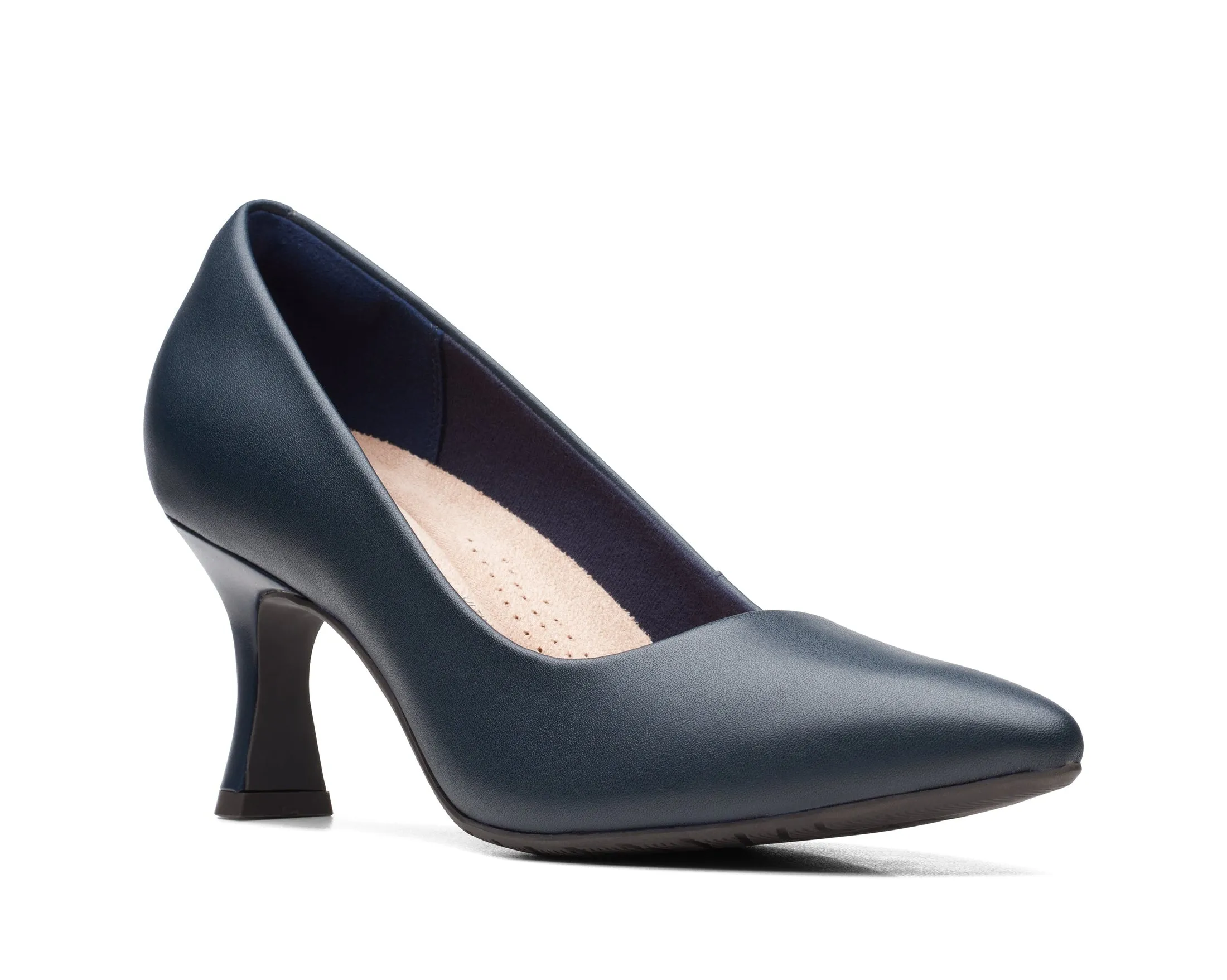 Clarks Kataleyna Gem Navy Leather