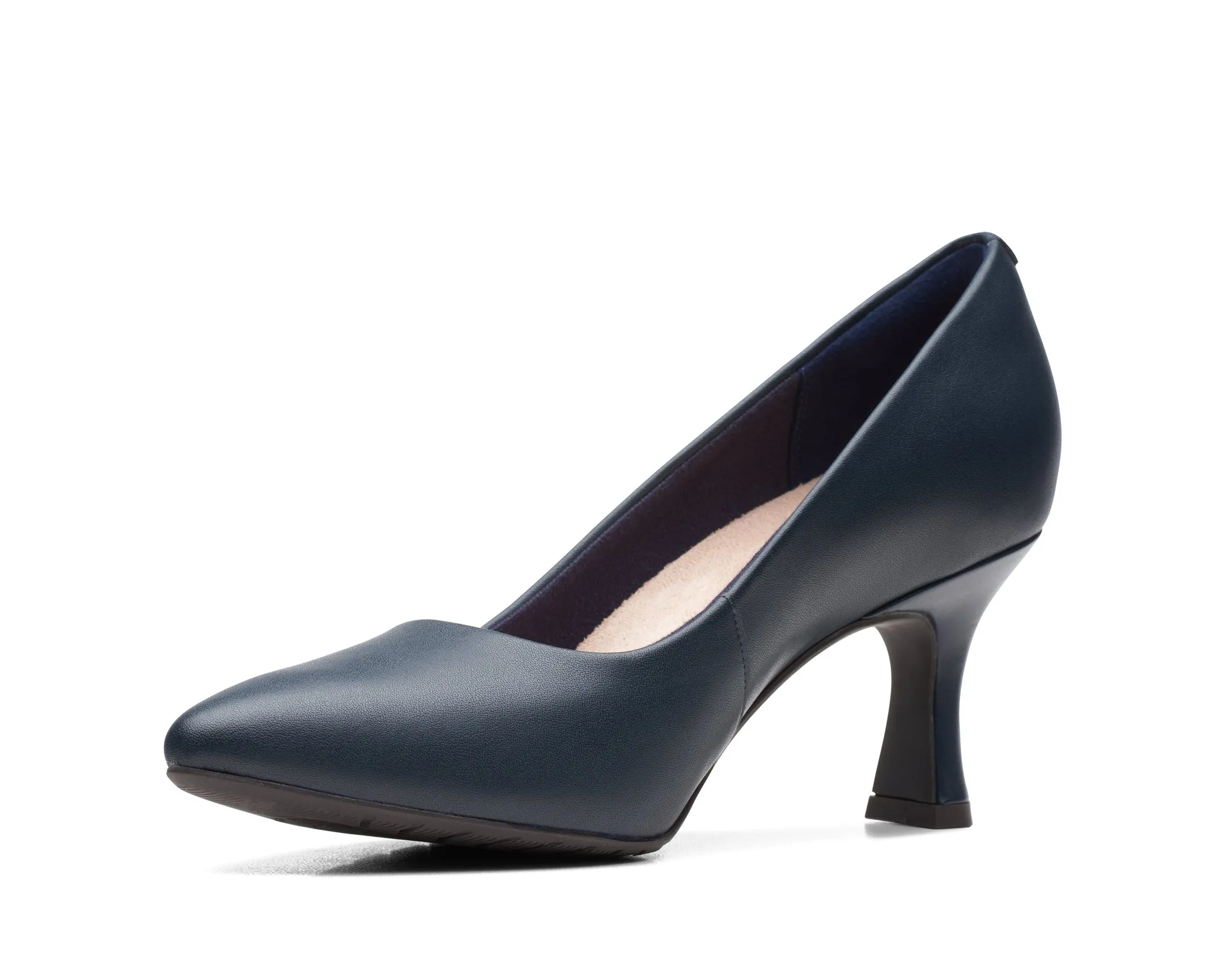 Clarks Kataleyna Gem Navy Leather