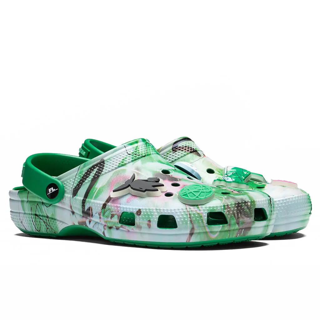 Crocs x The Futura Laboratories Classic Clog - Green Ivy