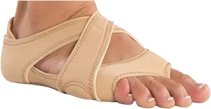 Danshuz Neoprene Cross Wrap Shoe (TAN, LARGE) - 6490Z