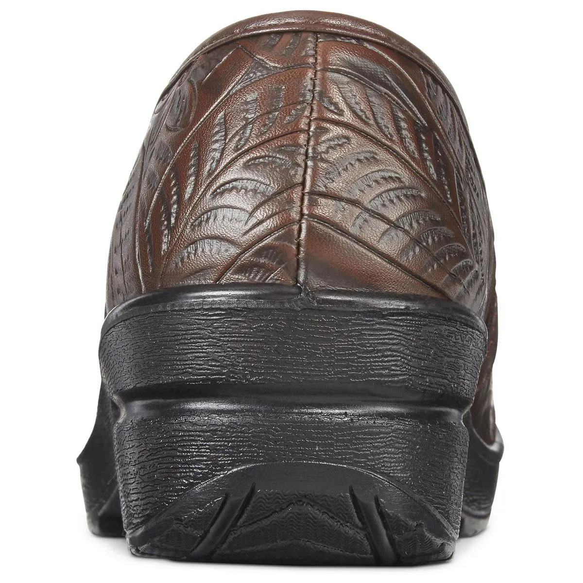 Easy Street Womens Origin Faux Leather Embossed Clogs