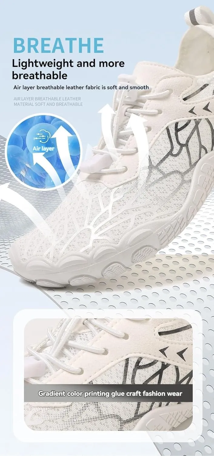 Grounded Footwear Barefoot Shoes Women&Men Hike Shoes Footwear Barefoot Womens Neuropathy Non-Slip Outdoor Hiking Shoe Women Water Wide Toe Box SneakersDiabetic Shoe Beach Surf Walk Yoga Walking
