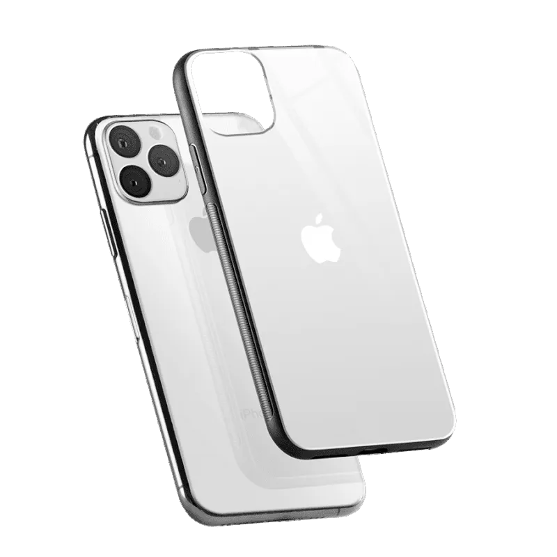 iPhone 11 Pro Max LED Logo Glass Back Case