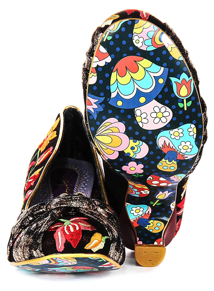 Irregular Choice Orchiding Me In Floral Print For Women
