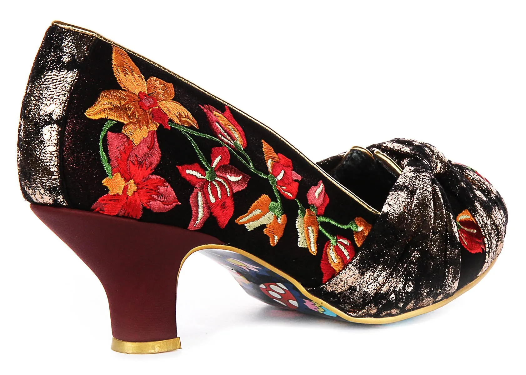 Irregular Choice Orchiding Me In Floral Print For Women