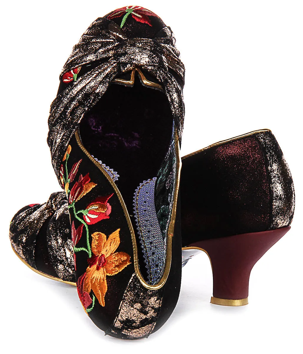 Irregular Choice Orchiding Me In Floral Print For Women
