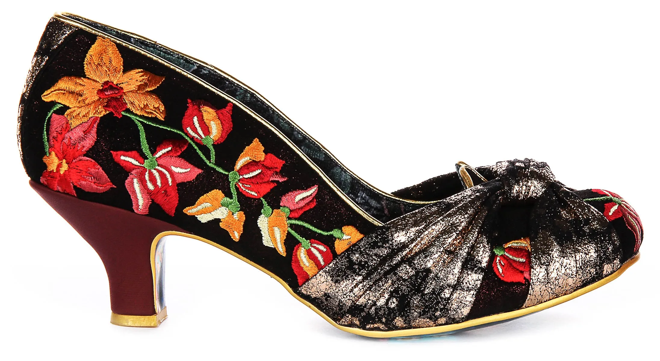 Irregular Choice Orchiding Me In Floral Print For Women