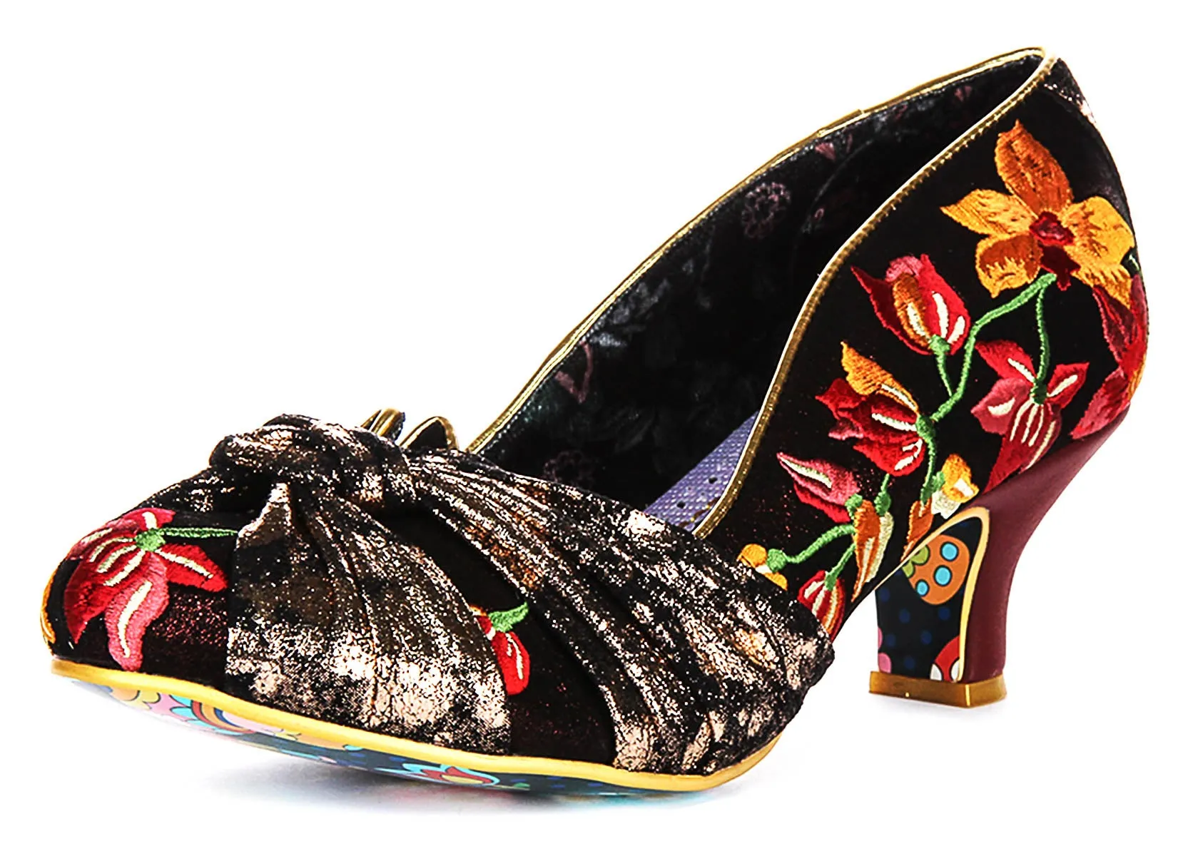 Irregular Choice Orchiding Me In Floral Print For Women