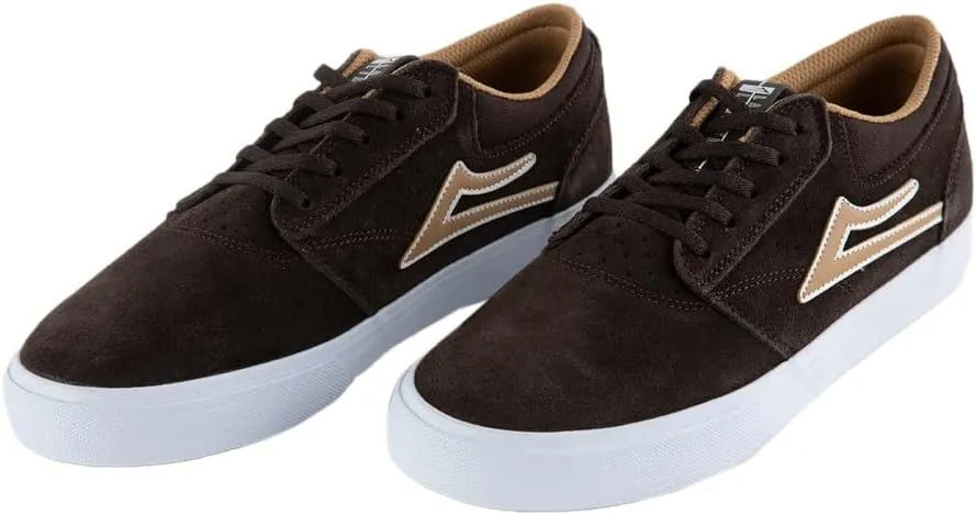 Lakai Griffin Mens Skate Shoes, Chocolate Suede, 8.5