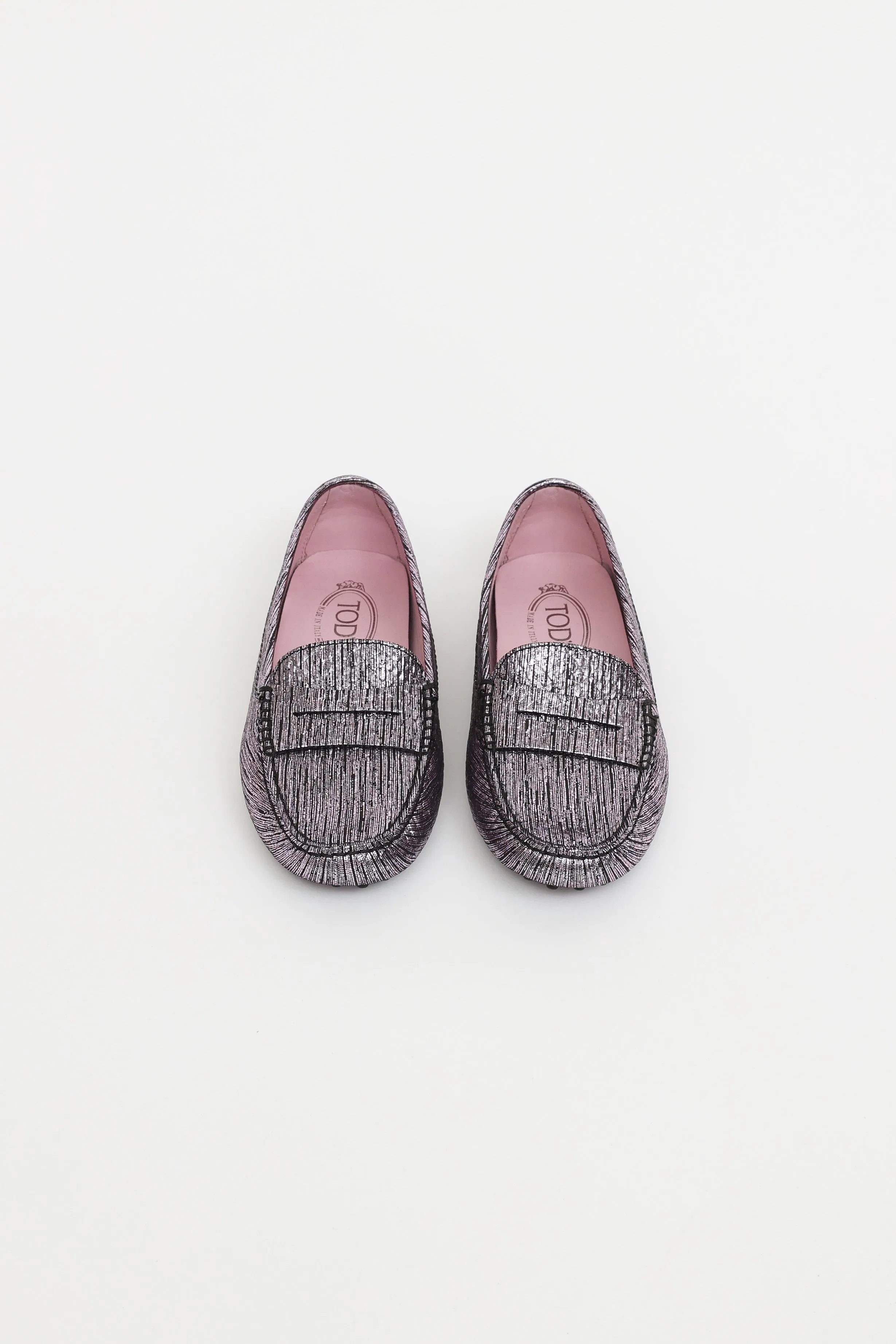 Purple Metallic Driving Loafer