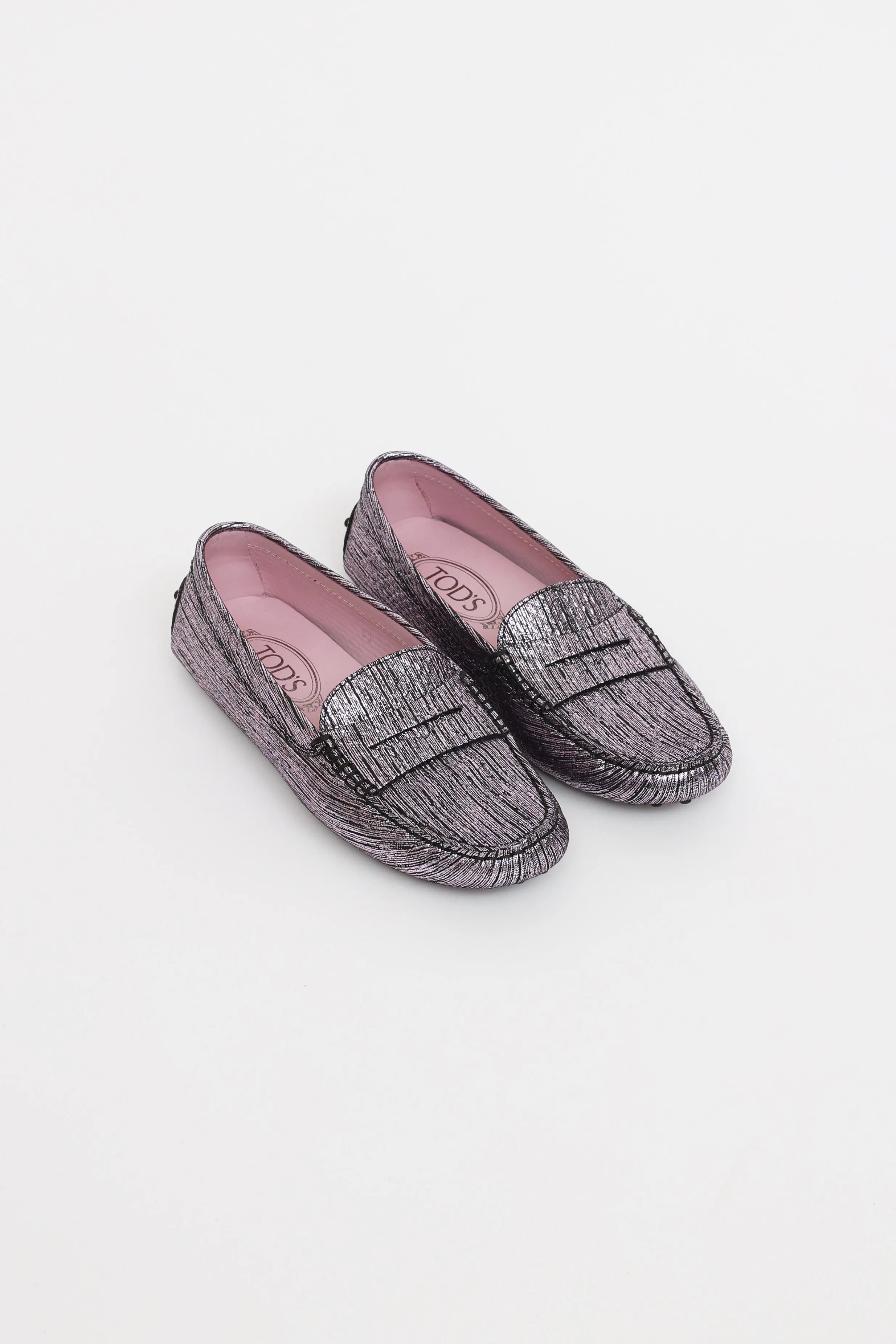 Purple Metallic Driving Loafer