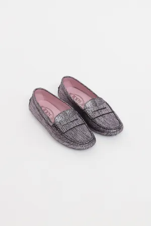 Purple Metallic Driving Loafer