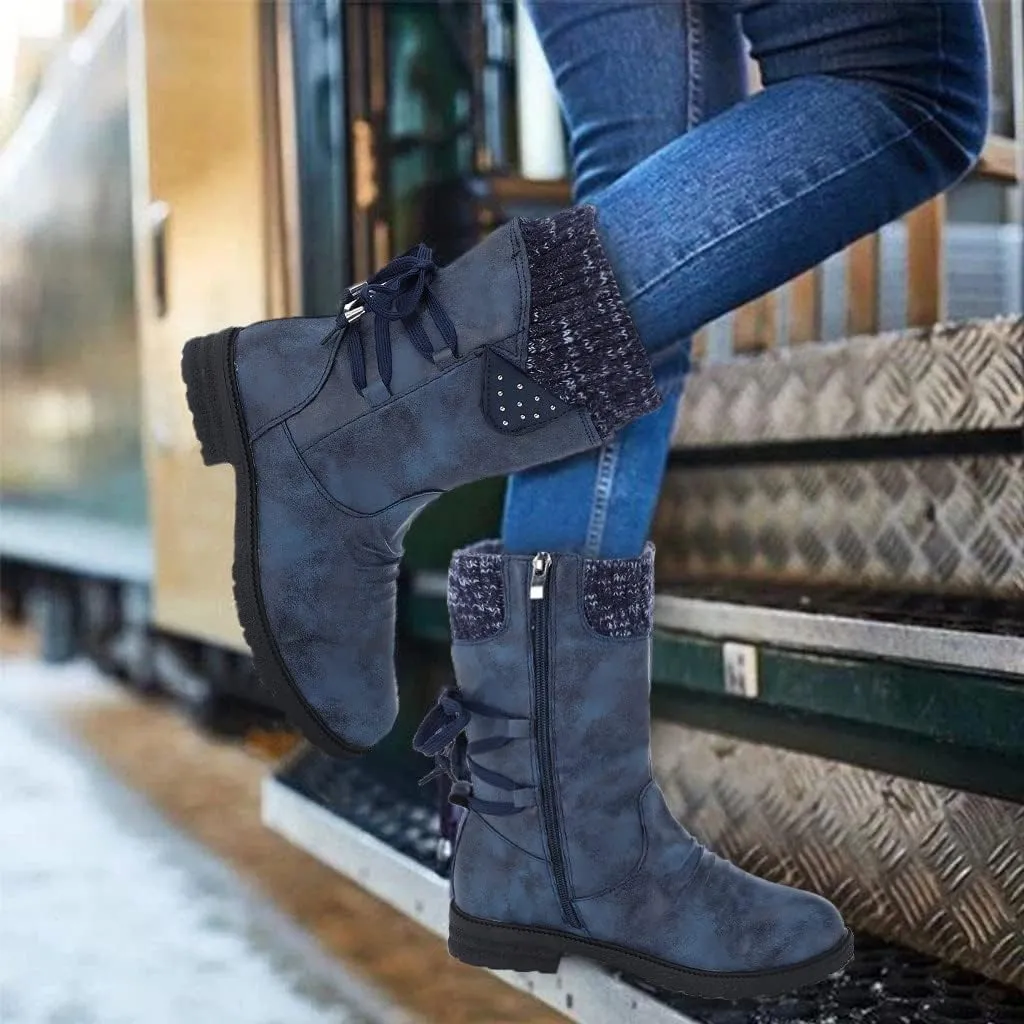 Short Winter Boots for Women Puffer Snow Boots for Women Size 9 Winter Boots Women Size 8 Womens Ankle Boots Low Heel Waterproof Winter Boot for Women Lightweight