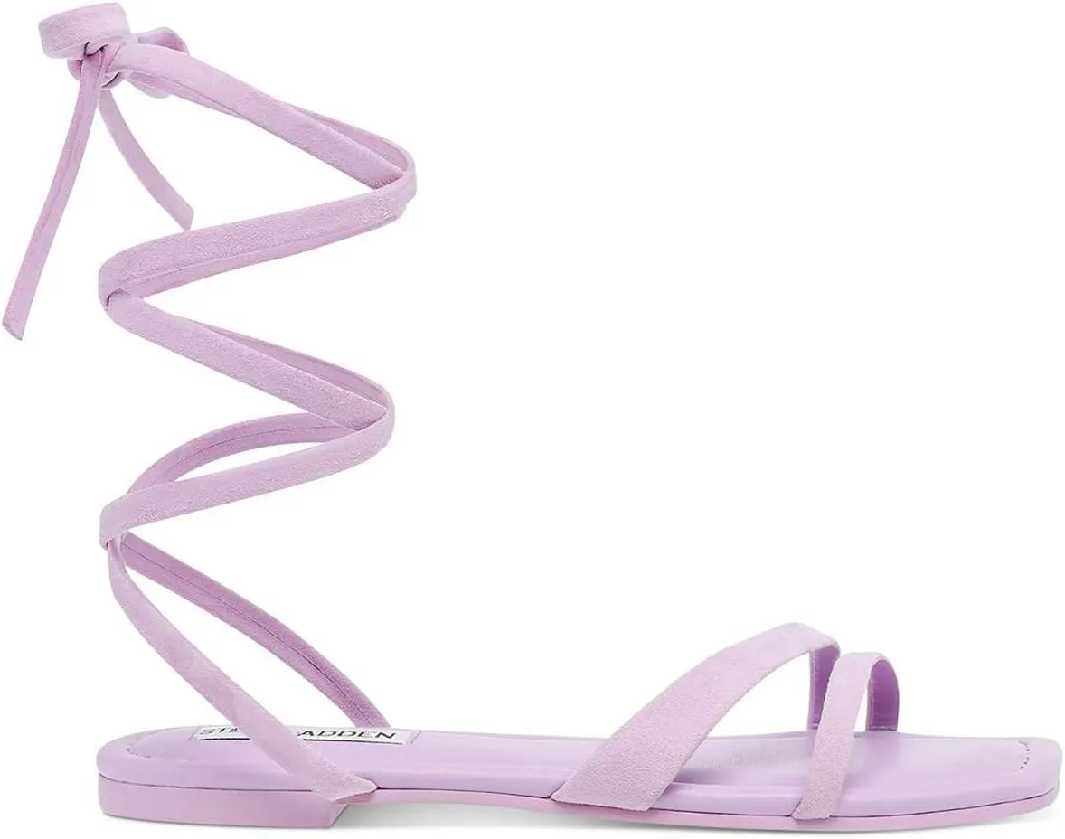 Steve Madden Womens Garvan Suede Strappy Gladiator Sandals