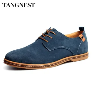 Tangnest Luxury Brand Men Oxfords Shoes 2019 New Men Lace Up