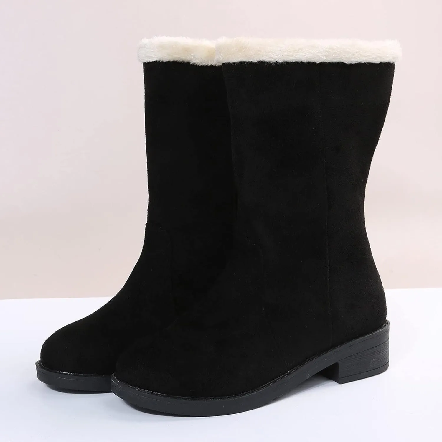 Winter Ankle Boots for Women Waterproof Snow Wide Width Snow Boot Women Warm Winter Boots Women Short Winter Boots Womens Size 8.5 Botas De Invierno Para Mujer Con Peluche