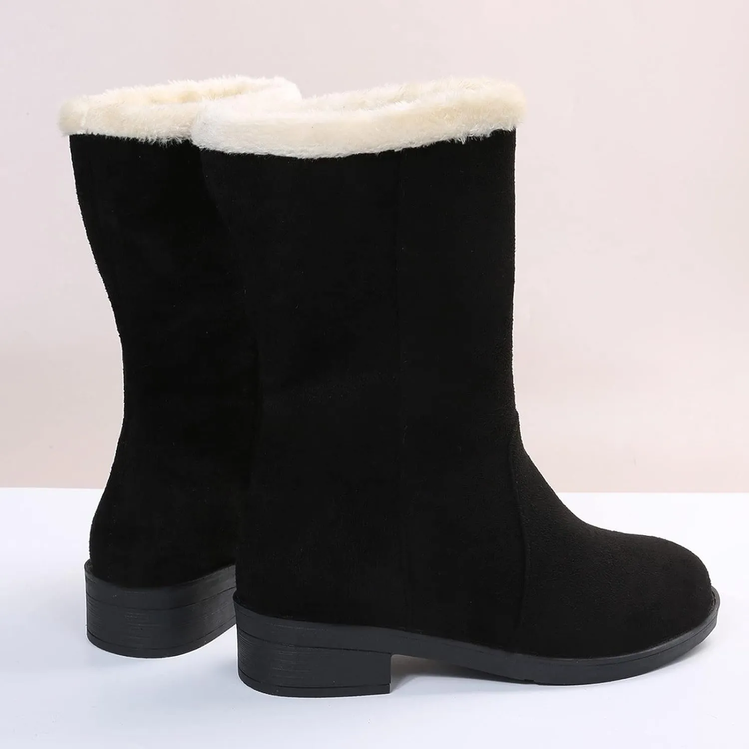 Winter Ankle Boots for Women Waterproof Snow Wide Width Snow Boot Women Warm Winter Boots Women Short Winter Boots Womens Size 8.5 Botas De Invierno Para Mujer Con Peluche