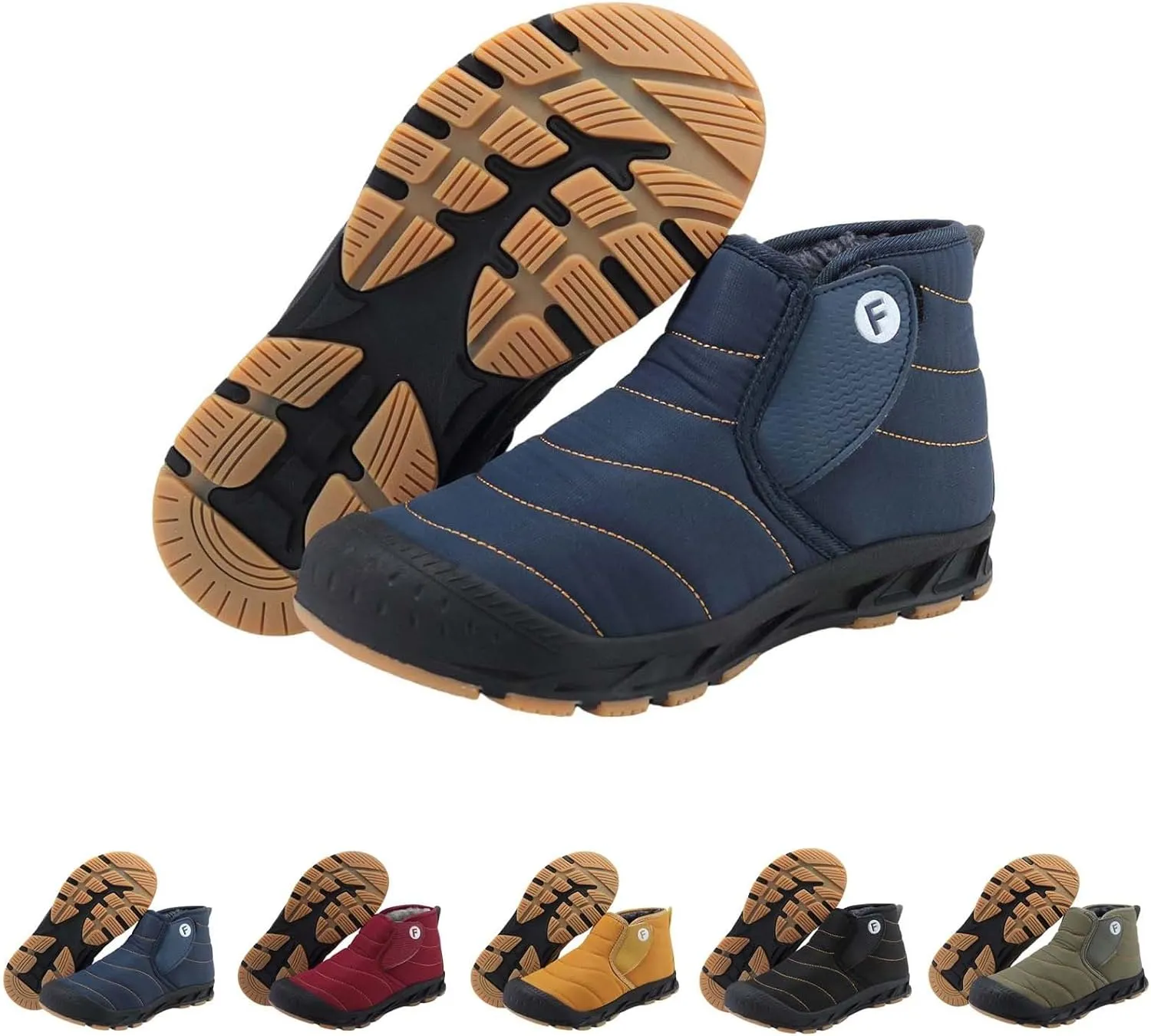 Winter Boots for Women Non Slip Black Snow Boots Women Platform Winter Booties Womens Winter Boots Winter Knee High Boots for Women Waterproof Snow Non Slip