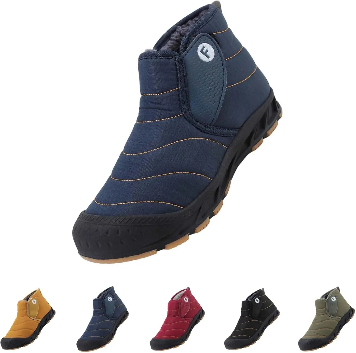 Winter Boots for Women Non Slip Black Snow Boots Women Platform Winter Booties Womens Winter Boots Winter Knee High Boots for Women Waterproof Snow Non Slip
