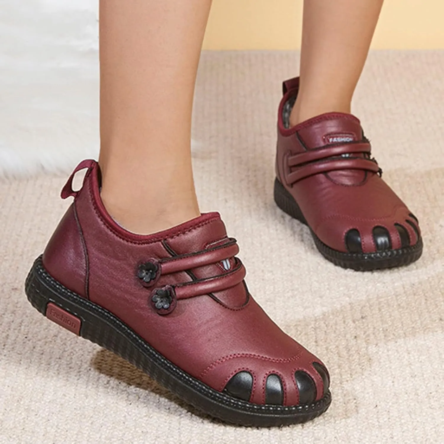 Womens Snow Boots Size 7.5 Wide Women's Snow Boots Winter Waterproof Furry Women's Wide Calf Comfortable Winter Knee High Riding Boots Women's Winter Boots Botas Termicas Para Mujer Frio Y Agua