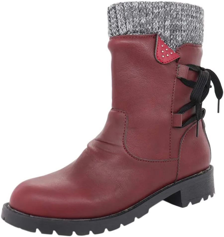 Women's Snow Boots Waterproof Insulated Blue Women's Waterproof Winter Snow Boots Waterproof Snow Boots Women Pull on Women's Winter Boots Black Size 9 Womens Socks Thermal Hiking Winter Boot Warm
