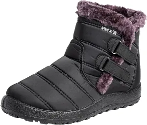 Women's Waterproof Hiking Snow Boots Womens Winter Snow Boots Waterproof Insulated Slip on Snow Boots Women Zapatos De Nieve Para Mujeres Botas Contra El Agua Para Mujer Con Tela Adentro Deals Cheap