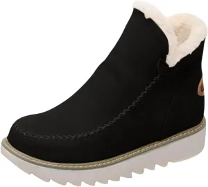 Women's Wide Calf Wide Width Snow Boots Waterproof Winter Boots for Women Lightweight Womens Winter Boots Wide Toe Womens Tall Rubber Boots Waterproof Winter Boot for Women 2023 Trendy